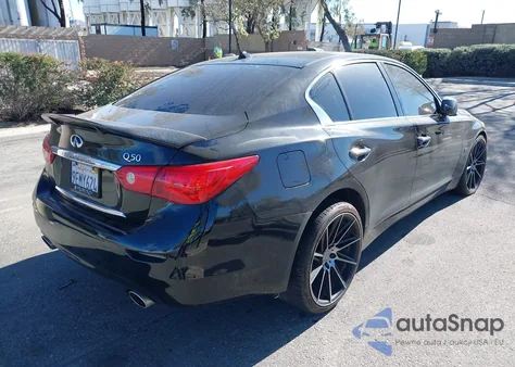 2015 Infiniti Q50 Premium from USA, damaged, VIN JN1BV7APXFM357897
